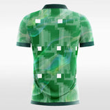 green short sleeve jersey kit