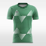 green sublimated short sleeve jersey