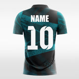 green sublimated soccer jersey
