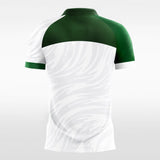 green white sleeve soccer jersey
