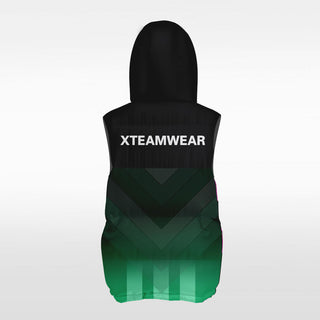 green winter custom vests