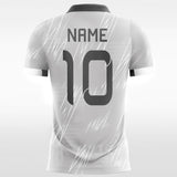 grey custom soccer jersey