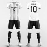 Cool Mosaic - Custom Soccer Jerseys Kit Grey Design for Team