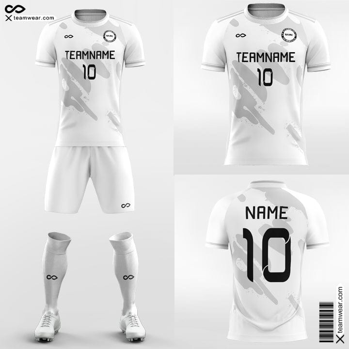 grey soccer jersey design