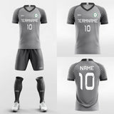 grey soccer jersey kit