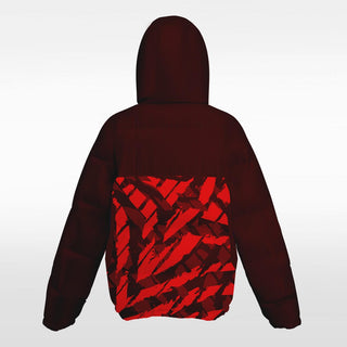 ground red sublimated winter jacket