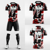 hot blood soccer jersey kit