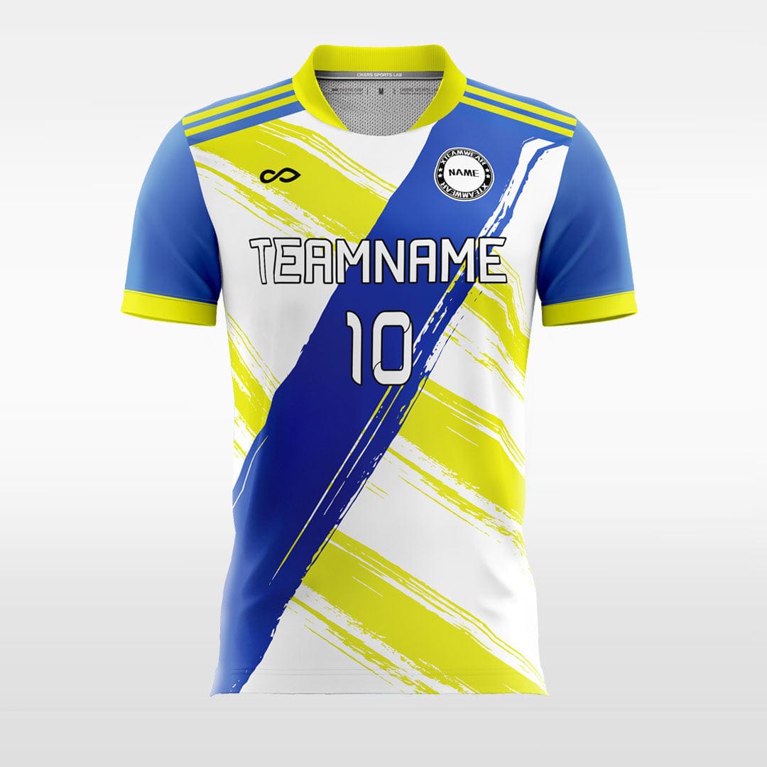 White Stripped-Custom Soccer Jerseys Kit Sublimated Design-XTeamwear