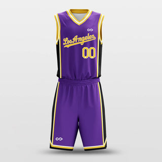 lakers basketball jersey kit