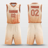 lightsalmon custom basketball jersey kit
