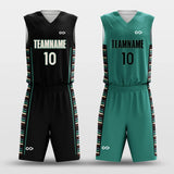 Lines - Custom Reversible Basketball Jersey Set Sublimated BK260120S