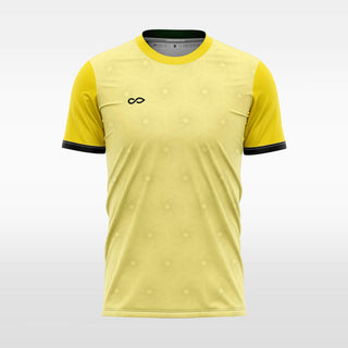 liqueur customized yellow sublimated soccer jersey