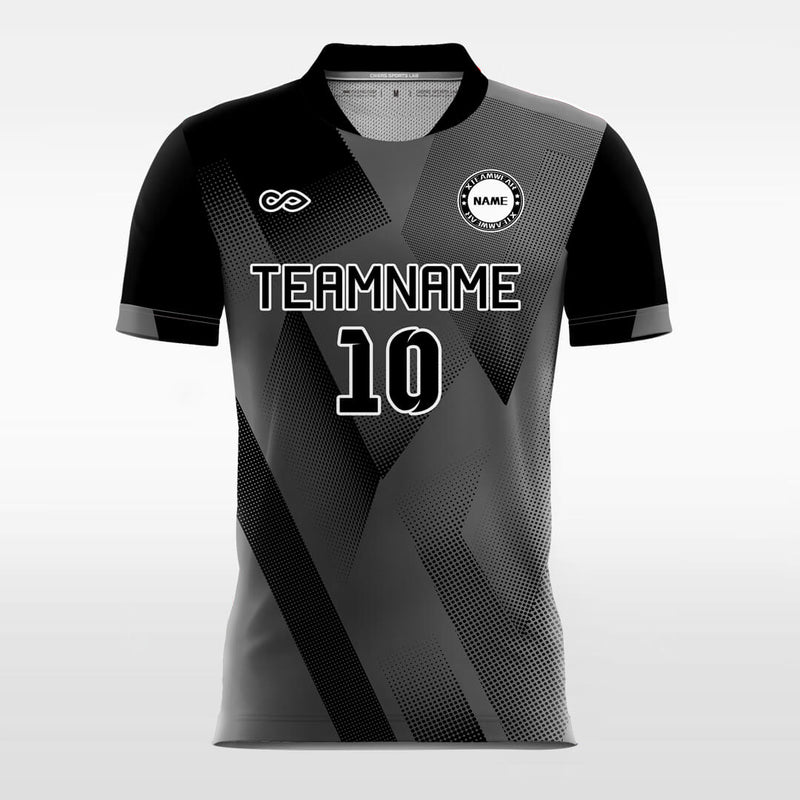 Black Soccer Jerseys/Shirts Custom Design Online for Team-XTeamwear