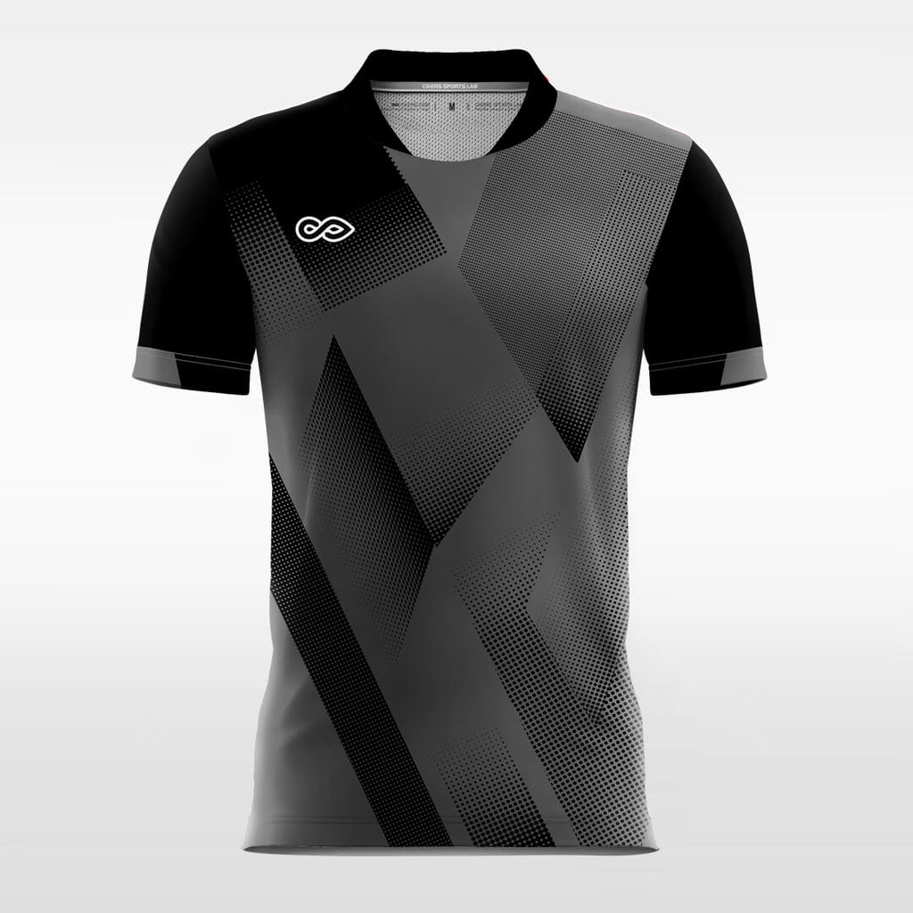 black jersey for soccer