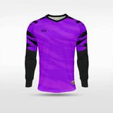long sleeve jersey purple