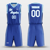 los angeles basketball jersey kit