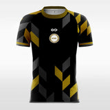 Metallic leave- Customized Men's Sublimated Soccer Jersey
