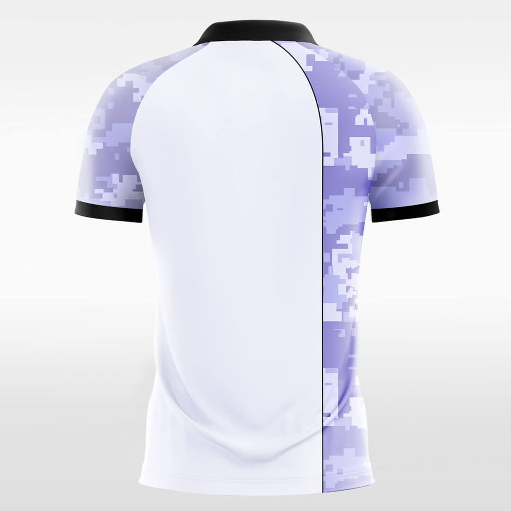 white and purple jersey
