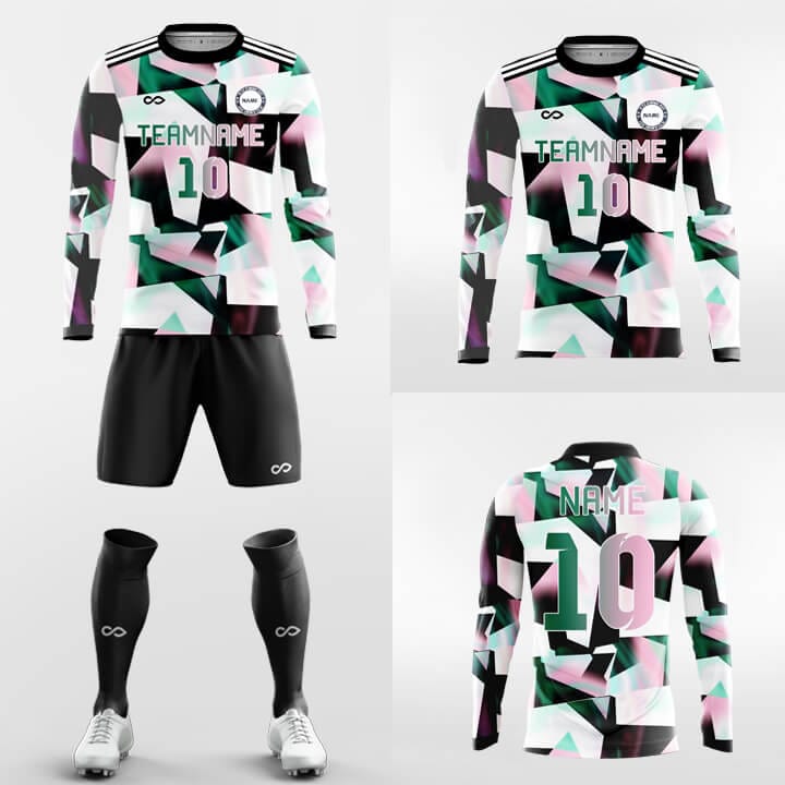 Future Lines - Customized Sublimated Long Sleeve Soccer Jersey-XTeamwear