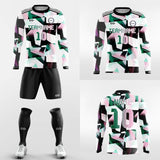 multicrystal long sleeve soccer jersey kit