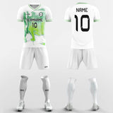 nature custom soccer jersey kit