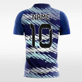 navy blue short sleeve jersey