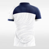 navy blue sleeve soccer jersey