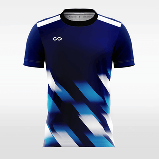 navy custom handball jersey