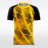 oblique dalamatian print soccer jersey