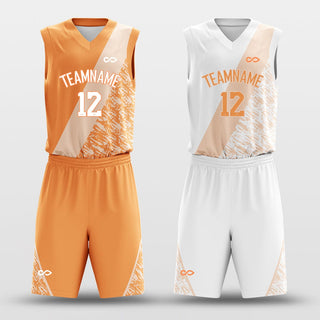 orange and white jersey