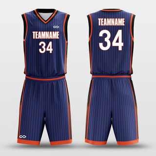 orange custom basketball jersey