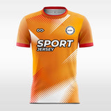orange custom soccer jersey
