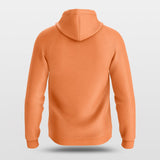orange long sleeve hoodie