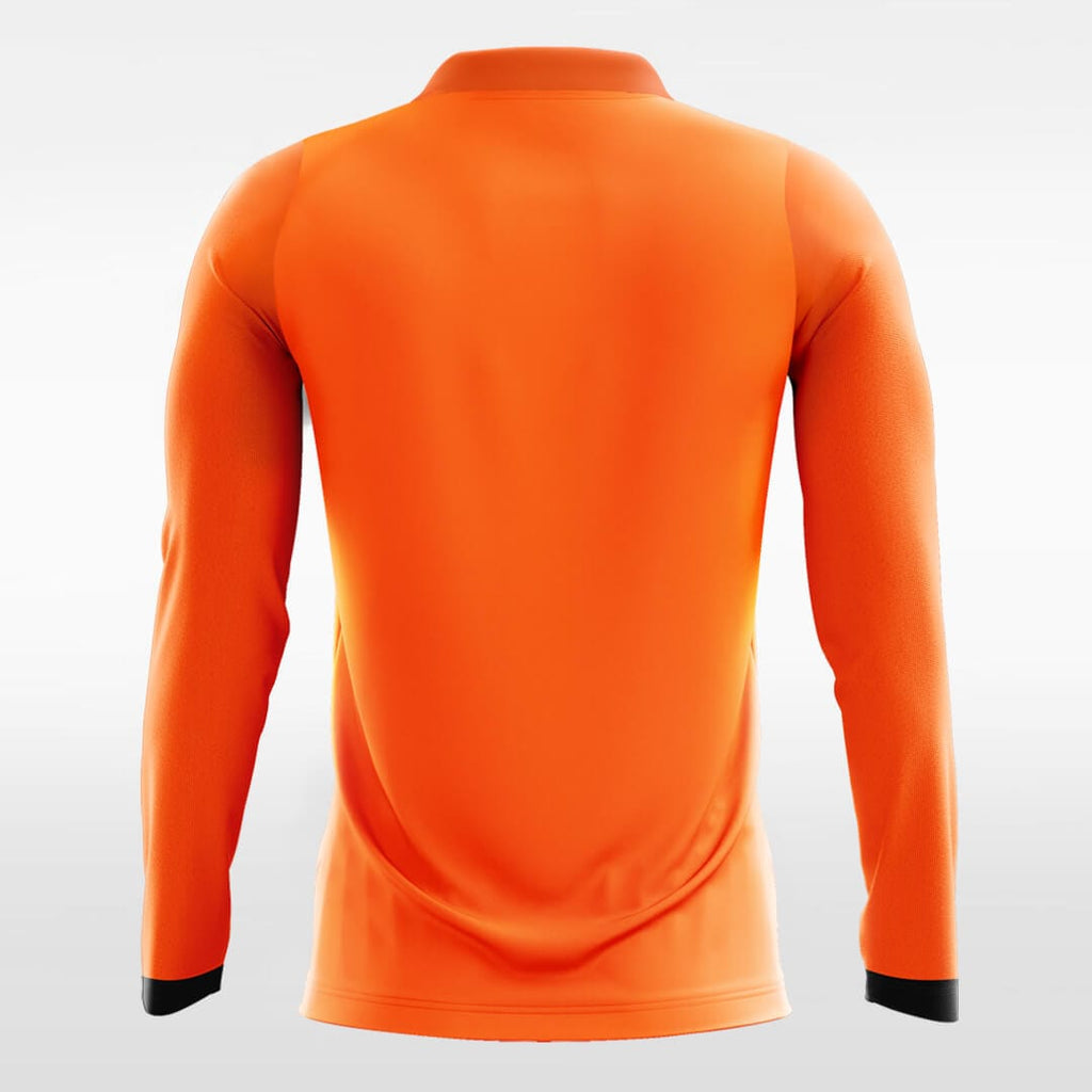 orange long sleeve jersey