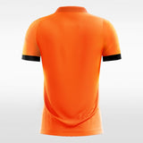orange short sleeve jersey 