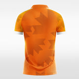 orange sublimated short sleeve jersey