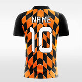 orange sublimated soccer jersey