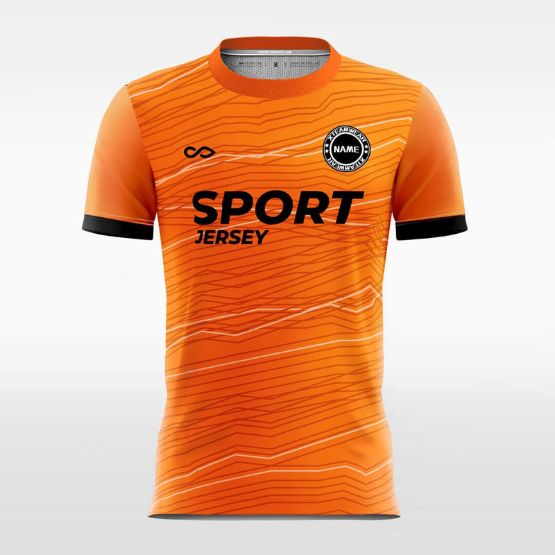 Orange Soccer Jersey&Football Shirts Custom Design for Team-XTeamwear