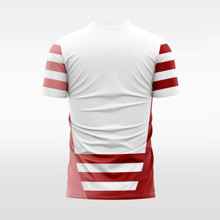 pin red soccer jersey for men sublimation