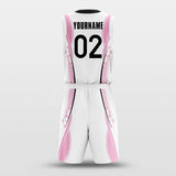 pink basketball jersey set