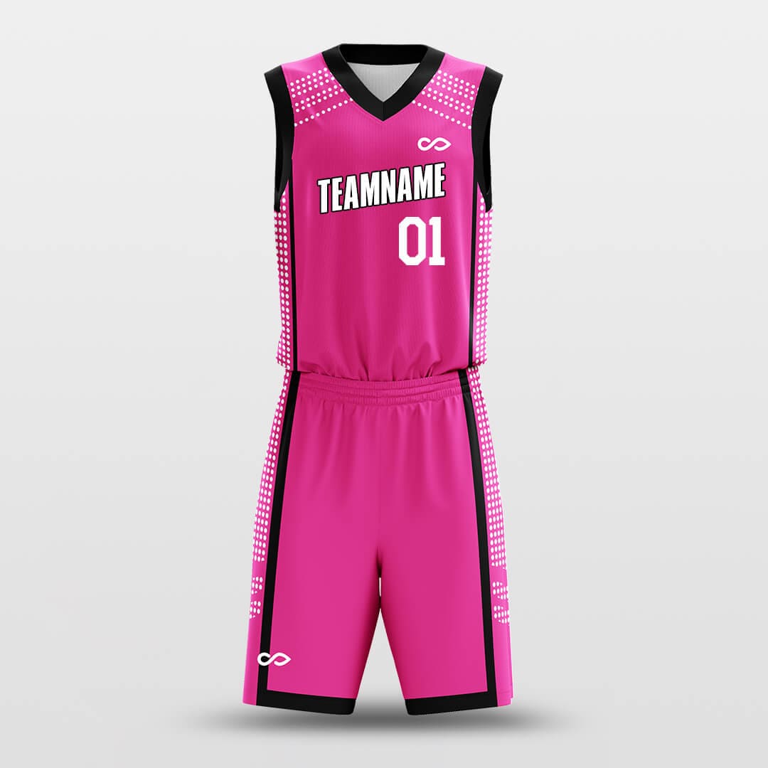basketball jersey pink design