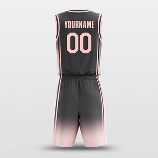 pink custom basketball jersey