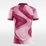 pink custom short jersey