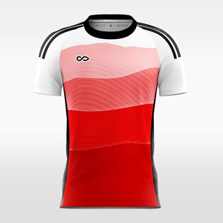 pink custom short soccer jersey