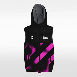 pink customized sublimated winter vest