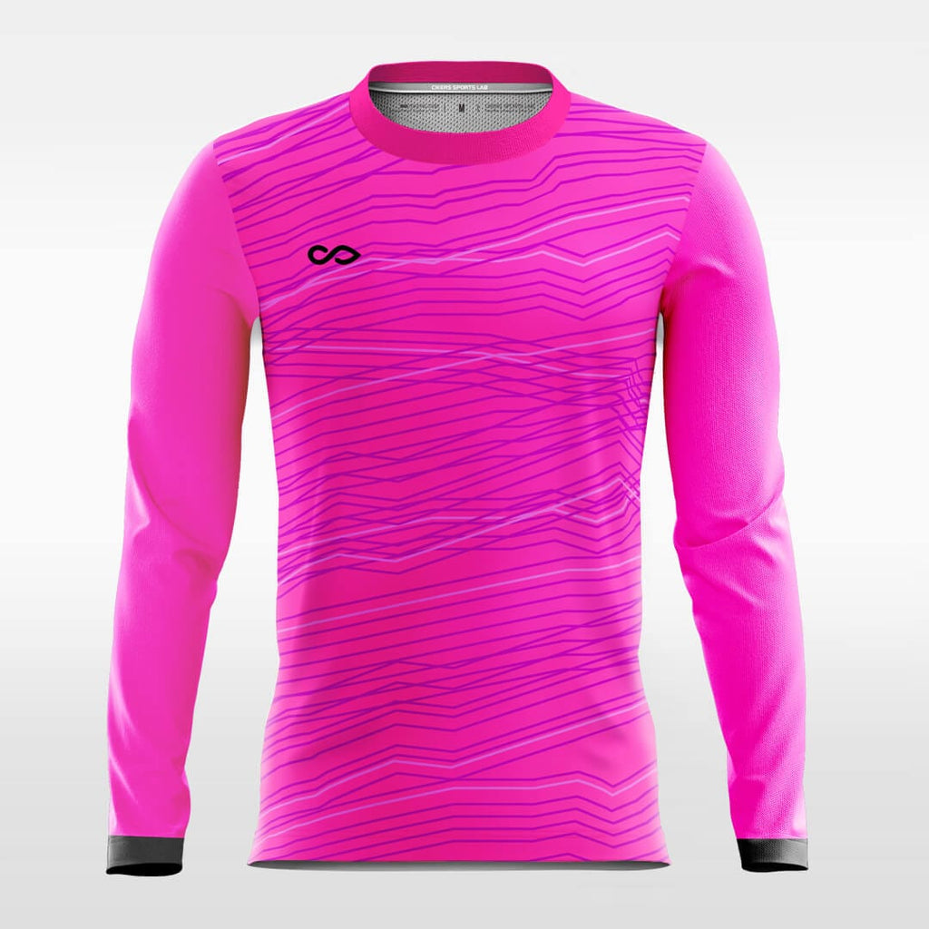 pink future lines long sleeve jersey