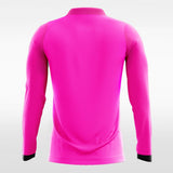 pink future lines long sleeve soccer jersey