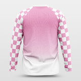 pink long sleeve basketball jersey