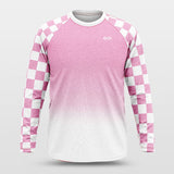 pink long sleeve jersey