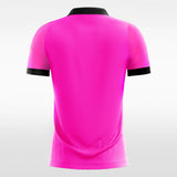 pink short sleeve jersey